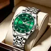 Reloj de Moda de Comercio Exterior Impermeable Banda de Acero Reloj para Hombre Luminoso Calendario Reloj de Cuarzo Reloj Popular para Hombre Dropshipping