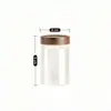 Cocina Tarro Sellado de Vidrio de Borosilicato Alto Tapa de Madera de Acacia Botella para Almacenamiento de Granos Almacenamiento Transparente Tarro para Almacenamiento de Alimentos