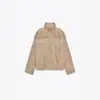 Fabricantes Mayoristas de Ropa para Mujer Transfronterizos Nueva Moda Casual 2025 Chaquetas de Cuero con Textura de Ante con Hombreras