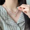 Colar de Borboleta Diário Versátil de Luxo de Alta Qualidade Design de Nicho Tendência Elegante Moda Doce Simples Corrente para Clavícula