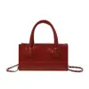 Bolsa Box de Corrente da Moda para Mulheres 2025 Verão Nova Moda Estilo Simples Bolsa de Ombro Transversal