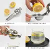 Mini Espremedor de Laranja Romã para Casa Clip Espremedor Manual de Limão Espremedor de Aço Inoxidável