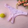 Ropa Interior Sexy Multicolor Tanga para Mujer Sexy Encaje Tentación Ropa Interior Libre Entrepierna Abierta Malla Ropa Interior de Perlas