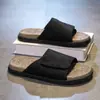 Sandálias Birkenstock Tamanho Grande Personalizadas Masculinas para Passeio de Verão Marca Tendência Tecidas Casuais Sola Macia Calçados de Praia Chinelos de Tira Única para Exterior