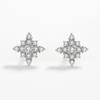 Aretes de plata esterlina 925 aretes de alto sentido aguja de plata circonita diamante completo luz de hadas lujo invierno nuevos aretes de plata al por mayor