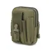 Riñonera Deportiva Táctica para Exteriores de Venta Caliente Transfronteriza Cinturón Táctico Bolsa para Monedas y Teléfono Móvil de 6 pulgadas Bolsa Colgante con Accesorios Molle Venta al por Mayor