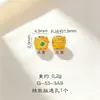 Accesorios dorados DIY de estilo antiguo con alta retención de color: copo de nieve, calabaza, patrón de olas, cuentas espaciadoras para pulseras, collares y bisutería decorativa