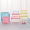 Contenedor Cuadrado Refrigerado para Frutas y Verduras Pequeño Apto para Microondas con Sello Hermético Caja de Arcilla Ultraligera para Niños