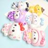 Accesorios de Resina Zhongda Gordo Dudu Tres Tres Figuras Diy Accesorios Pegamento Crema Accesorios Horquilla Cuerda Parche Carcasa Teléfono