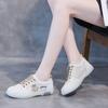 Remate Especial de Verano para Mujer Precio Especial Casual de Verano Malla Versátil con Estampado de Oso Zapatos Planos Transpirables Talla Grande Zapatos Slip-On para Estudiante