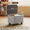 Banqueta para Uso Doméstico na Entrada para Trocar de Sapatos, Banqueta Simples Moderna com Armazenamento, Banqueta de Mesa de Centro para Sala de Estar, Banqueta para Apoiar os Pés do Sofá, Banqueta Baixa