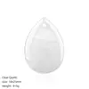Colgante de Cristal Natural Forma de Gota de Agua 18*25mm Hecho a Mano DIY Collar Pulsera Pendientes con Agujero Collar de Ágata Forma de Gota de Agua