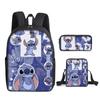 Conjunto de Mochila Escolar Novo 2023: Mais Legal Que Você, Conjunto de Três Peças para Alunos do Ensino Fundamental, Mochila Estampada com Desenho Animado, Bolsa de Ombro e Estojo