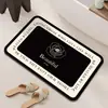 Tapete de chão de banheiro de desenho animado, tapete absorvente para a entrada, tapete de pé antiderrapante de secagem rápida de lama de diatomáceas, tapete de vaso sanitário, tapete de porta