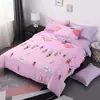 Juego de ropa de cama de tres piezas, juego de regalo, sábana de algodón con aloe vera, funda de edredón, juego de sábanas de cuatro piezas, fabricante mayorista de dropshipping