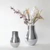 Mesa de Centro Simples de Vidro para Sala de Estar Arranjo de Flores Ornamento Modelo Quarto Restaurante Bar Tampo de Mesa Vaso de Flores Secas Decoração Suave