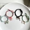 Par de Pulseiras de Casal Melody Culomi para Namorada Pequeno Estojo de Couro Pulseira de Atração Magnética para Melhor Amiga Faixa de Cabeça Feminina