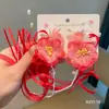 Accesorios para el Cabello Estilo Chino Hanfu para Niñas, Pinzas para el Cabello con Borlas, Pasadores Tradicionales para el Festival de Mediados de Otoño y Navidad