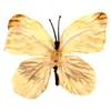 Cabeza de Flor de Mariposa de Goma Suave de Plástico, Decoración del Hogar con Flores Artificiales, Arreglo de Boda, Adornos al por Mayor, Decoración de Mesa para Exteriores