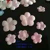 50 Piezas Flores Pequeñas de Satén 3D Adornos DIY Hechos a Mano Vestidos de Boda Vestidos de Noche Faldas Materiales Decorativos