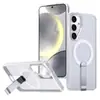 Adecuado para Samsung S25Ultra Refrigeración de Panal Soporte Magnético Funda para Teléfono Móvil A56 Malla A16 Cubierta Protectora Anticaídas 35
