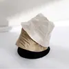 Sombrero de Pescador de Diseñador de Nicho Vintage Otoño e Invierno para Mujer Cara Pequeña Moda Ins Marca Sombrero de Cubo Rayado Primavera y Otoño