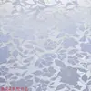 Tela Jacquard de Imitación Seda Satén Patrón Oscuro Estilo Antiguo Blanco para Hanfu, Cheongsam, Falda Mamian, Mantel, Cojín y Bolso Jacquard