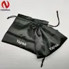 Nueva bolsa de satén con cordón bolsa para peluca bolsa de seda para almacenamiento bolsa para lencería bolsa de embalaje a prueba de polvo logotipo personalizado