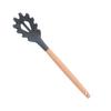 Nuevos fabricantes en stock Amazon gris oscuro mango de madera utensilios de cocina de silicona herramientas de cocina antiadherentes europeas transfronterizo