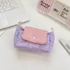 69134 Bolsa de Almacenamiento Acolchada con Forma de Corazón Estilo Coreano Billetera Portátil para Monedas Bolsa para Cámara CCD Bolsa de Almacenamiento para Lápiz Labial y Productos de Cuidado de la Piel