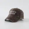Boné de beisebol infantil estilo vintage para atacado, disponível em várias cores, chapéu de sol para atividades ao ar livre, boné de bebê personalizado com letra para outono