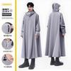 Capa de Chuva para Veículos Elétricos, Poncho de Chuva Longo Espesso Integrado de Corpo Inteiro para Mulheres Pedalando Bicicletas Elétricas