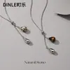 Corrente de Suéter Estilo Coreano Estilo Ins Gota d'Água para Mulheres 2026 Novo Estilo Exquisito e de Alto Padrão Acessórios de Outono e Inverno Colar Versátil para Uso Diário