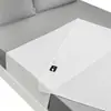 Sábana y Funda de Cama de Puesta a Tierra Amazon Transfronteriza Blanca con Fibra de Plata Conductora para Antiestática, Radiación Eléctrica Anti-Estática y Puesta a Tierra para la Salud