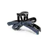 Grampo de Cabelo Shark Clip com Laço de Strass Estilo Coreano para Parte de Trás da Cabeça Feminina Presilha Fixa para Cabelo com Bola na Ponta Acessório de Cabelo