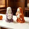Zongbo Molde de Silicona 3D Calavera Fantasma Cesta Calabaza Vela Molde de Silicona DIY Halloween Molde de Yeso para Aromaterapia