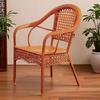 Silla de Ratán de Imitación para Patio Exterior Silla de Ratán Tejida a Mano Silla de Ratán Tejida a Mano Silla de Ratán Silla Plegable para Ancianos
