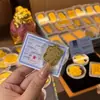 Pegatina para Teléfono Móvil de Oro Puro 999 Princesa Hazte Rica Foil de Oro Hazte Rico Rápido Pegatina para Refrigerador Año de la Oveja Ten Dinero para Gastar Tarjeta de Oro Regalo