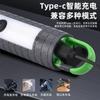 Viagem Branco Laser Telescópico Zoom com Luz Lateral Multifuncional Ao Ar Livre Acampamento Exposto Portátil Gancho Remoto Lanterna