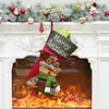 Bolsa de regalo para calcetines navideños nuevos, adornos navideños, calcetines navideños grandes de alta gama, regalo, calcetines de caramelo, colgante