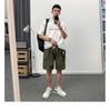 2024 Hong Kong Estilo Estilo Japonês Ins Moda Estilo Japonês Retrô All-match Calças Soltas Retas Calças Casuais Homens da Moda