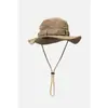 Marca Japonesa Moderna Chapéu de Pescador com Cordão para Homens e Mulheres Verão Protetor Solar Respirável Ao Ar Livre Montanhismo Pesca Chapéu Chapéu de Cowboy Ocidental