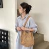 2024 Nuevo Bolso Tejido Transfronterizo Amazon Estilo Ins Seaside de Gran Capacidad Todo Combinable Hueco de Algodón Bolso para Cosas Bolso de Playa