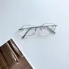 Gafas Ovaladas Doradas Estilo Coreano de Alta Sensibilidad Ojo de Gato Rosas para Miopía, Lente Personalizable, Montura de Aspecto Natural