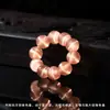 Contas pequenas redondas de ágata de cristal natural com anéis de corrida, acessórios de joias DIY feitos à mão, materiais para pulseira de 4 mm, atacado de pingentes