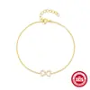 Novo design de pulseira de prata 925 com 8 caracteres para mulheres, pulseira personalizada de amor criativa de alto padrão, joia popular de comércio exterior