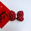 Tela de Año Nuevo Cuadros Lunares Lazo Accesorios para el Cabello DIY Hecho a Mano Adorno para la Cabeza Ropa Broche Decoración de Lazo