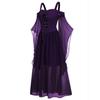 2023 Amazon Halloween Bruxa Halter Bandagem Grande Balanço Vestido Longo 5 Cores 8 Tamanhos Grande Estoque