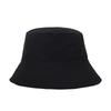 Nuevo sombrero de pescador de algodón de color sólido de doble cara de alta calidad, sombrero de cubo de ala ancha estilo europeo y americano, sombrero para el sol para exteriores
