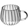 Taza creativa de vidrio de borosilicato para leche, café con leche, jugo, té, desayuno, café, taza individual personalizada